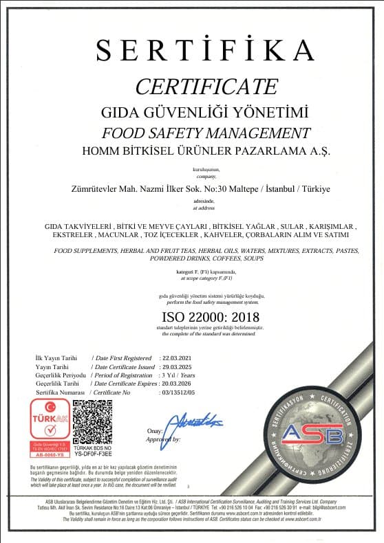 Gıda Güvenliği Yönetim Sistemi