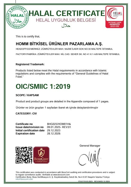 Helal Gıda Sertifikası